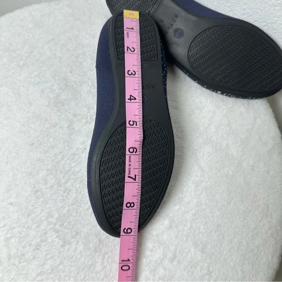 Rothy's  Limited Edition Zodiac Astrology Virgo Loafer Navy Slip On Shoes SizeW6 - Picture 13 of 16